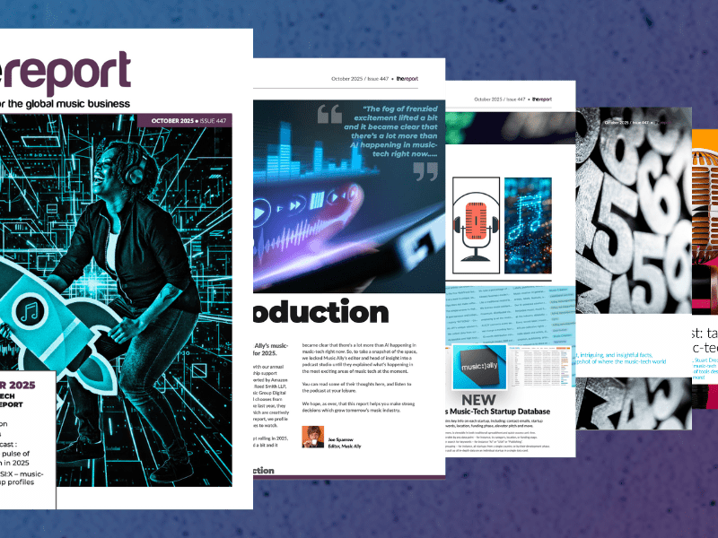 Music Ally Insight Report :: Startups 2025